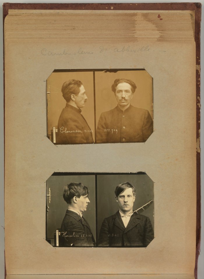 Album of Paris Crime Scenes - Attributed to Alphonse Bertillon. DP263711