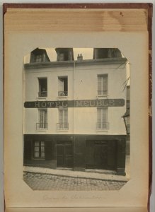 Album of Paris Crime Scenes - Attributed to Alphonse Bertillon. DP263707