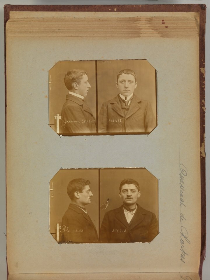 Album of Paris Crime Scenes - Attributed to Alphonse Bertillon. DP263680