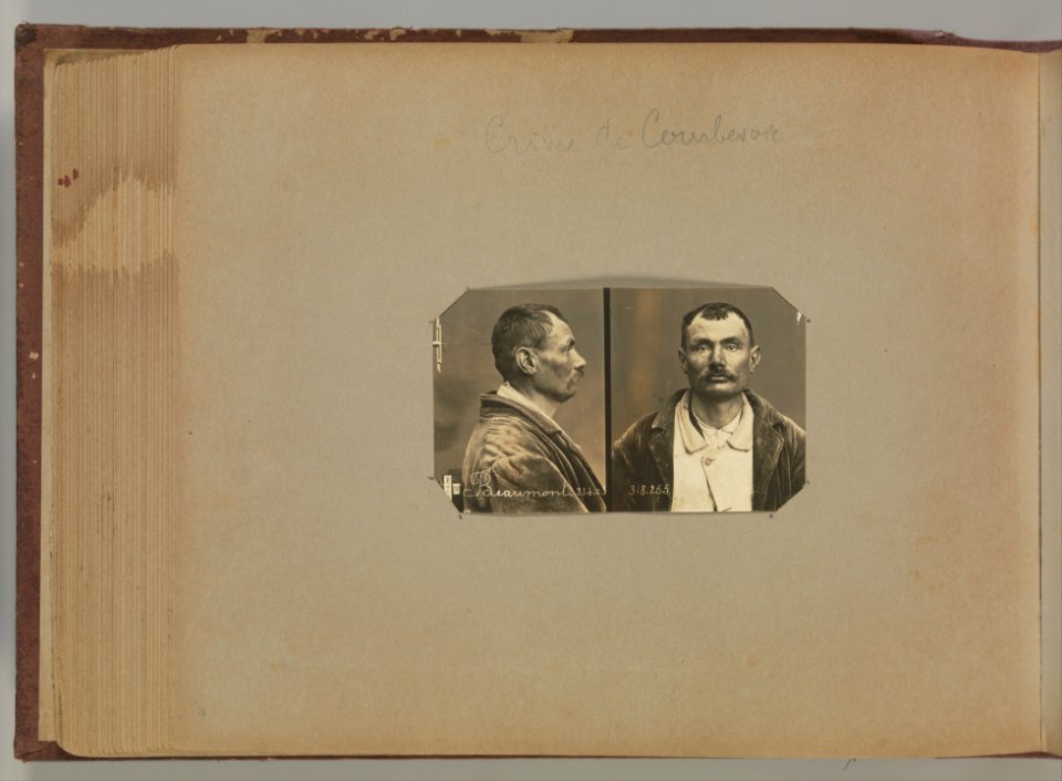 Album of Paris Crime Scenes - Attributed to Alphonse Bertillon. DP263770