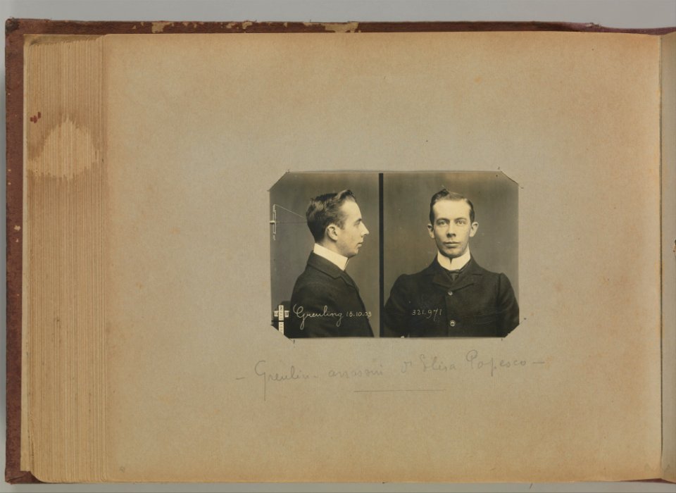 Album of Paris Crime Scenes - Attributed to Alphonse Bertillon. DP263782