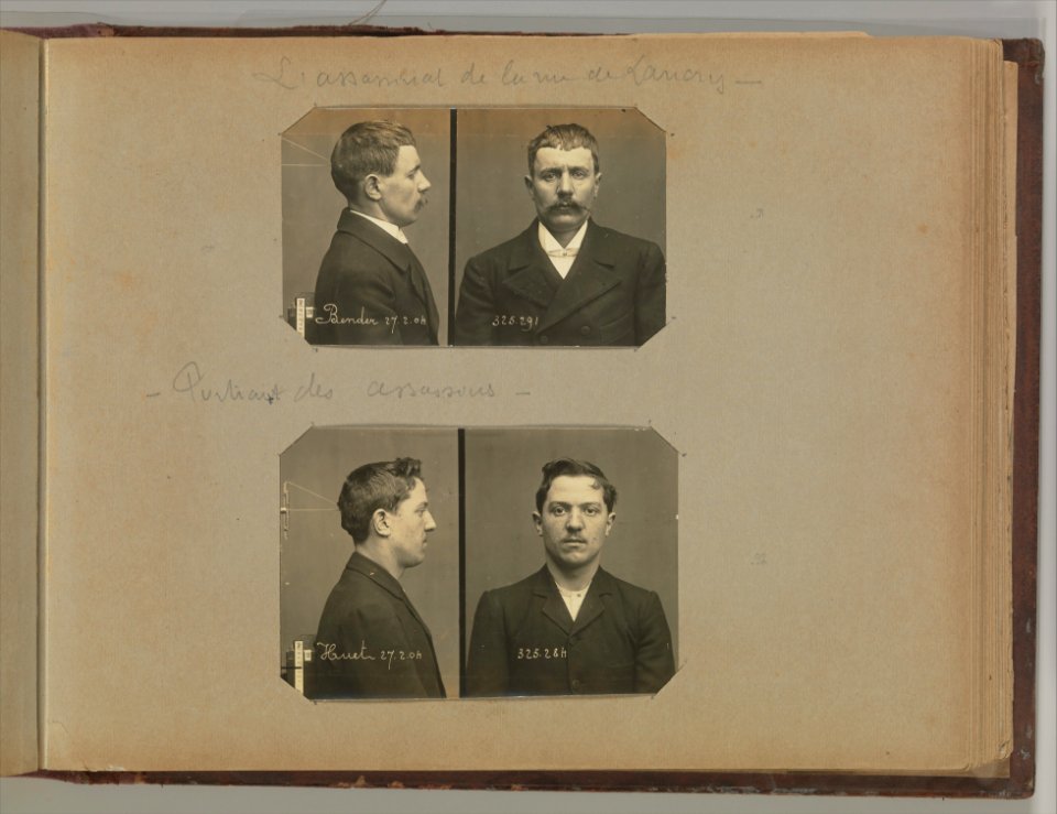 Album of Paris Crime Scenes - Attributed to Alphonse Bertillon. DP263787