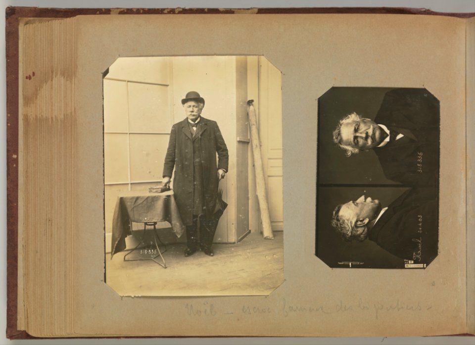 Album of Paris Crime Scenes - Attributed to Alphonse Bertillon. DP263715