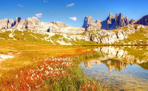 South tyrol alpine alpine panorama