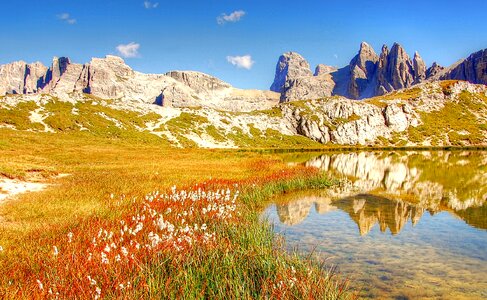 South tyrol alpine alpine panorama photo