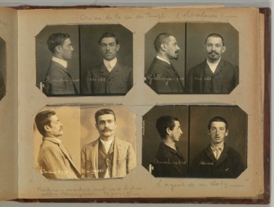 Album of Paris Crime Scenes - Attributed to Alphonse Bertillon. DP263816
