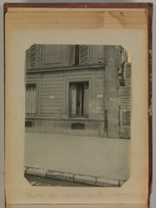 Album of Paris Crime Scenes - Attributed to Alphonse Bertillon. DP263701