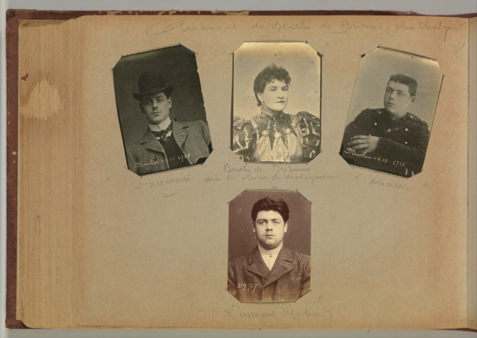 Album of Paris Crime Scenes - Attributed to Alphonse Bertillon. DP263809
