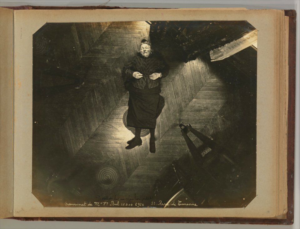 Album of Paris Crime Scenes - Attributed to Alphonse Bertillon. DP263789