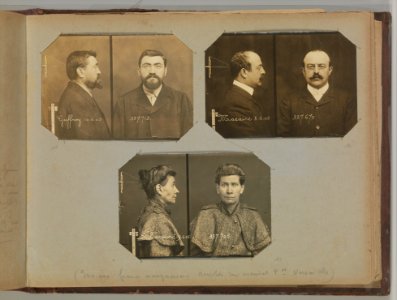 Album of Paris Crime Scenes - Attributed to Alphonse Bertillon. DP263818