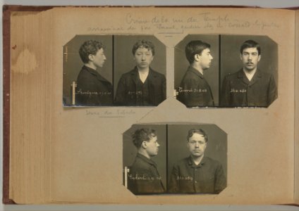 Album of Paris Crime Scenes - Attributed to Alphonse Bertillon. DP263815