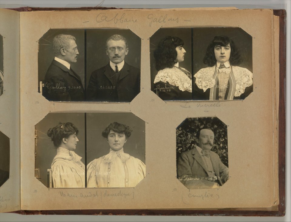 Album of Paris Crime Scenes - Attributed to Alphonse Bertillon. DP263820