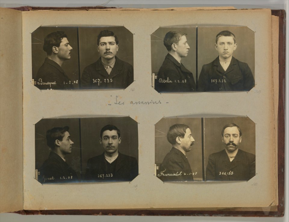 Album of Paris Crime Scenes - Attributed to Alphonse Bertillon. DP263828
