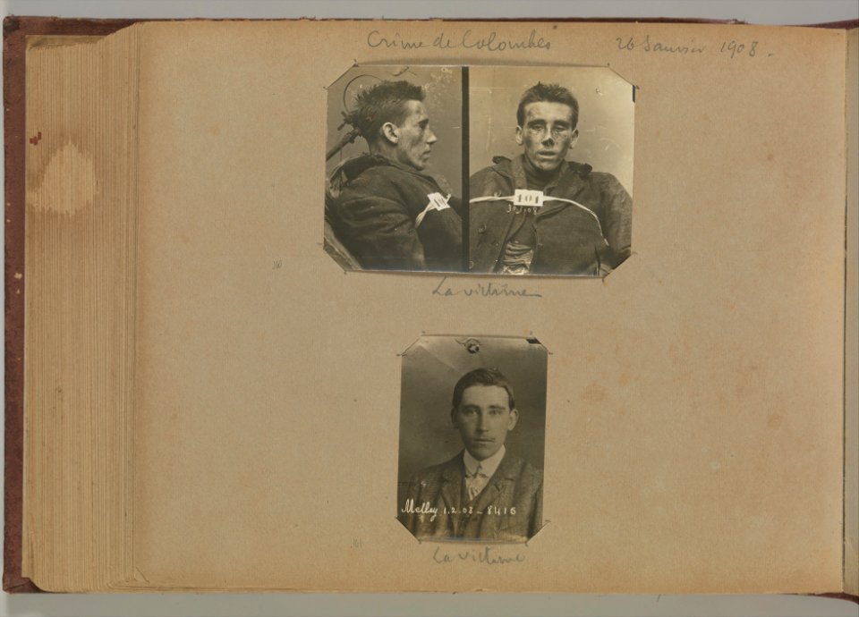 Album of Paris Crime Scenes - Attributed to Alphonse Bertillon. DP263827