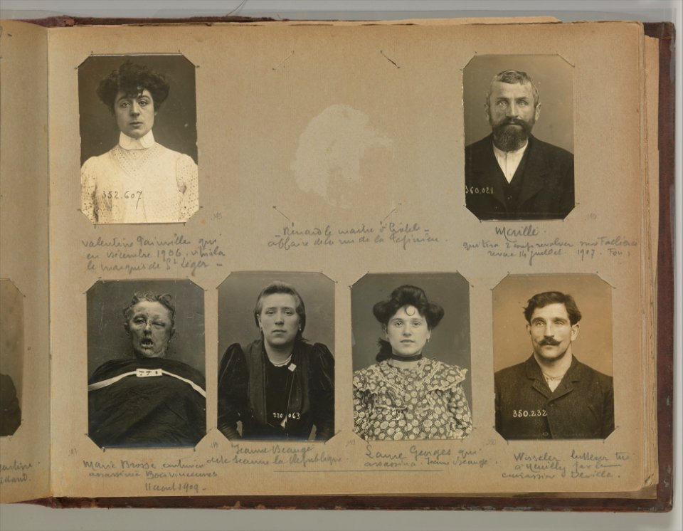 Album of Paris Crime Scenes - Attributed to Alphonse Bertillon. DP263822