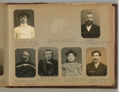 Album of Paris Crime Scenes - Attributed to Alphonse Bertillon. DP263822 photo