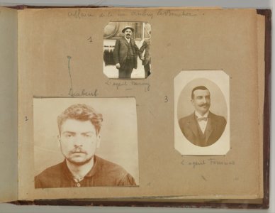 Album of Paris Crime Scenes - Attributed to Alphonse Bertillon. DP263830