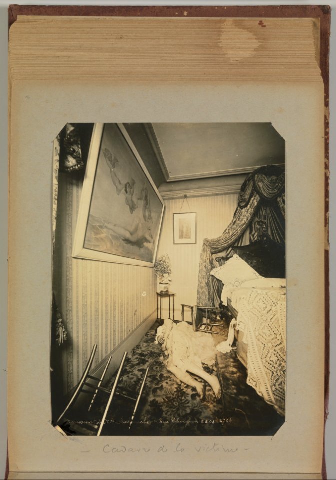 Album of Paris Crime Scenes - Attributed to Alphonse Bertillon. DP263811