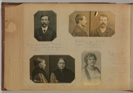 Album of Paris Crime Scenes - Attributed to Alphonse Bertillon. DP263817