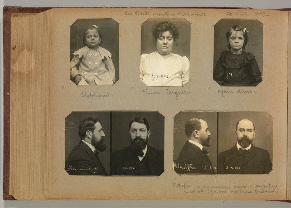 Album of Paris Crime Scenes - Attributed to Alphonse Bertillon. DP263821