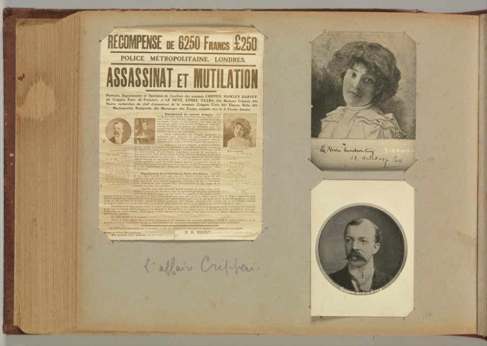 Album of Paris Crime Scenes - Attributed to Alphonse Bertillon. DP263825