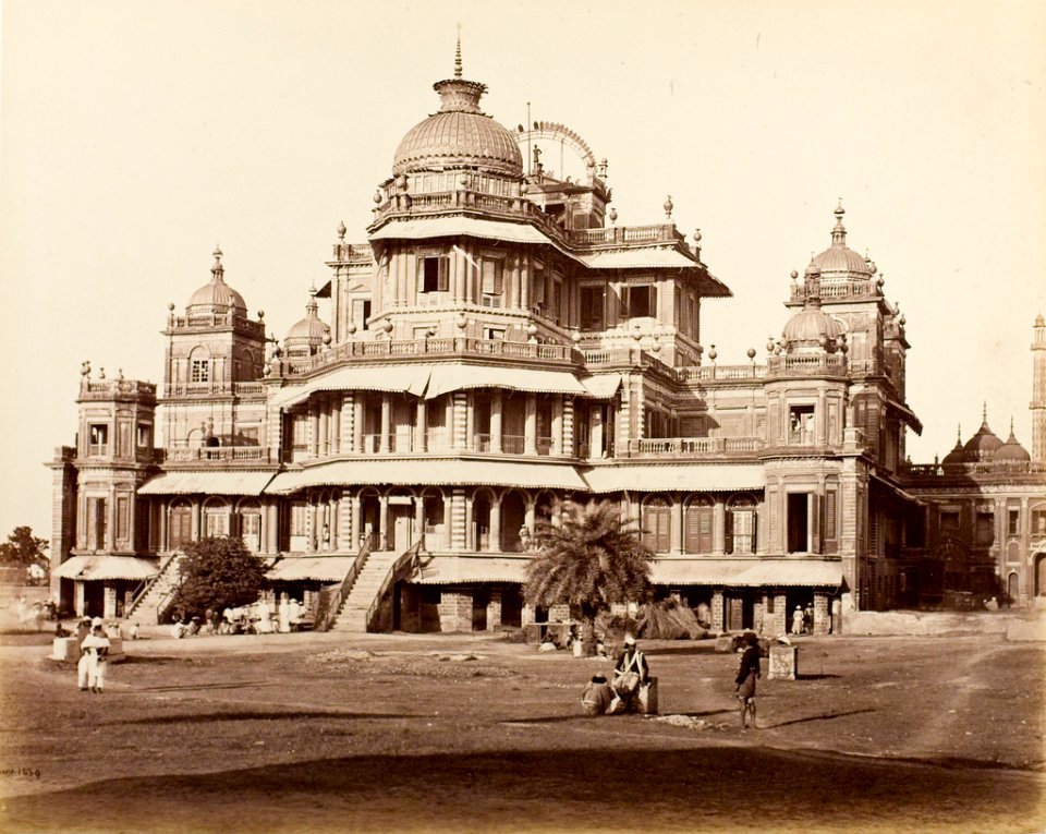 Albumen print of the Qaisar Pasand, Lucknow in the 1860s