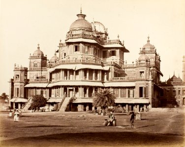 Albumen print of the Qaisar Pasand, Lucknow in the 1860s