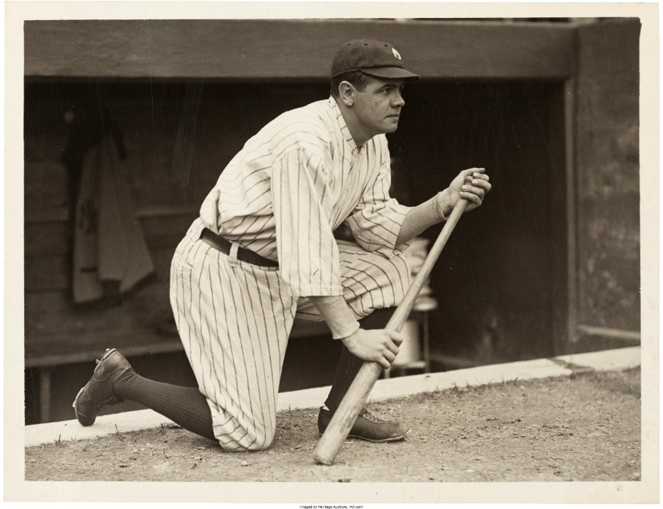 Babe Ruth by Paul Thompson, c1920