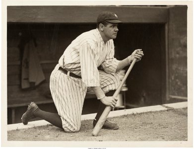 Babe Ruth by Paul Thompson, c1920
