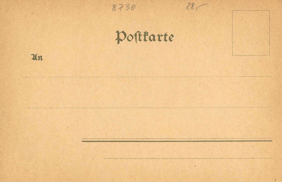Bad Kissingen, Bayern - Obere Saline (Fürst-Bismarck-Wohnung); Bodenlaube; Gesamtansicht (back) (Zeno Ansichtskarten)