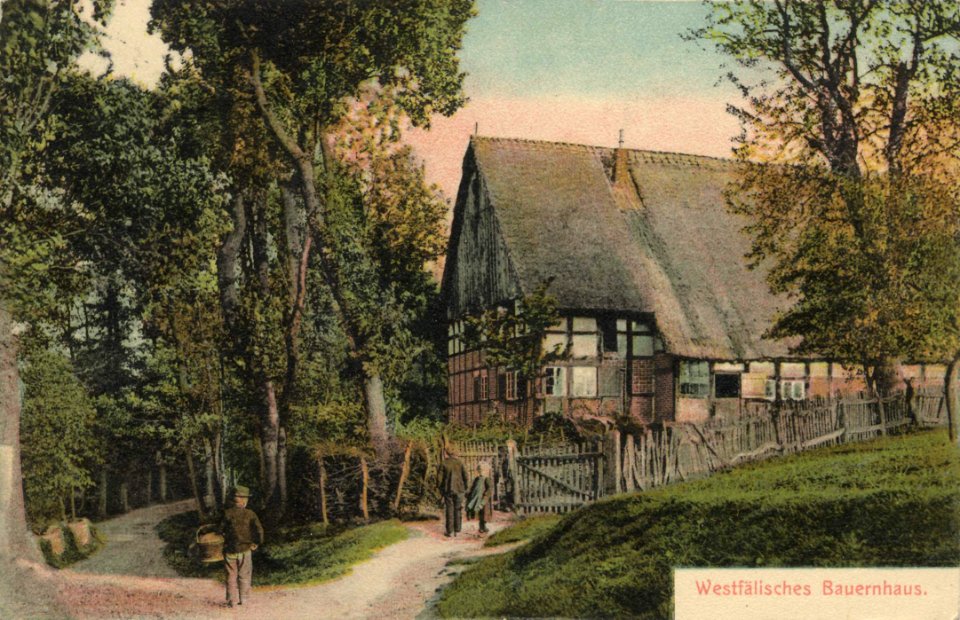 Bad Oeynhausen, Nordrhein-Westfalen - Westfälisches Bauernhaus (Zeno Ansichtskarten)