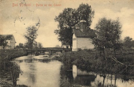 Bad Pyrmont, Niedersachsen - An der Emmer (Zeno Ansichtskarten)