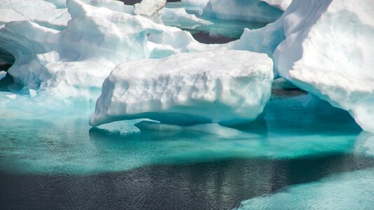 Wilderness ice landscape photo