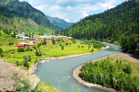 Pakistan summer landscape photo