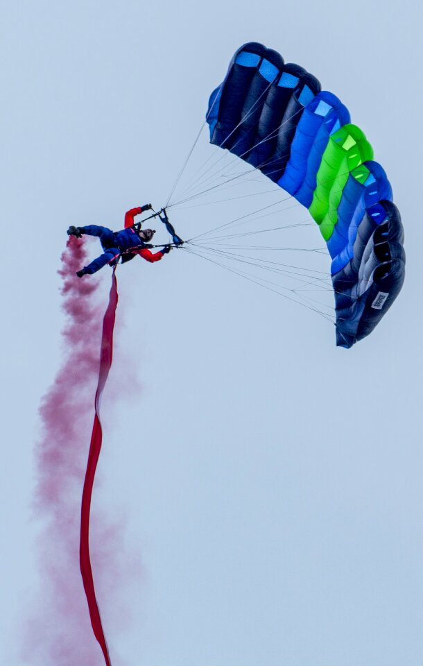 Parachute jumping aviation