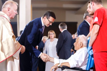 Wizyta w Szczecinie. Spotkanie premiera Mateusza Morawieckiego z prof. Sewerynem Wiechowskim