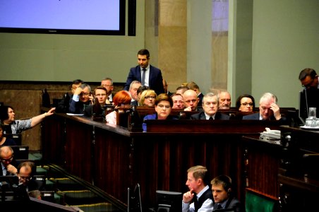 Wystąpienie premier Beaty Szydło w Sejmie (27031549792)
