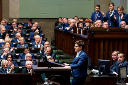 Wystąpienie premier Beaty Szydło w Sejmie (30150341875)