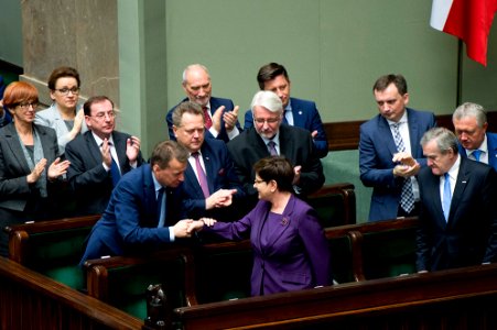 Wystąpienie premier Beaty Szydło w Sejmie (34891949864)