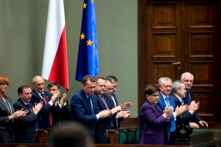 Wystąpienie premier Beaty Szydło w Sejmie (35564052602)