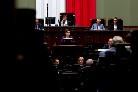 Wystąpienie premier Beaty Szydło w Sejmie (35564053092)