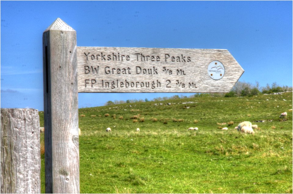 Yorkshire Three Peaks sign (49946528977)