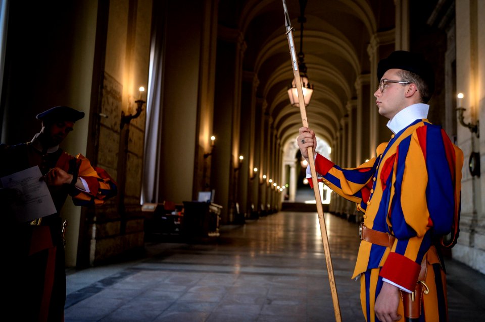 Zoran Zaev's trip in The Vatican city - Swiss guards - 4