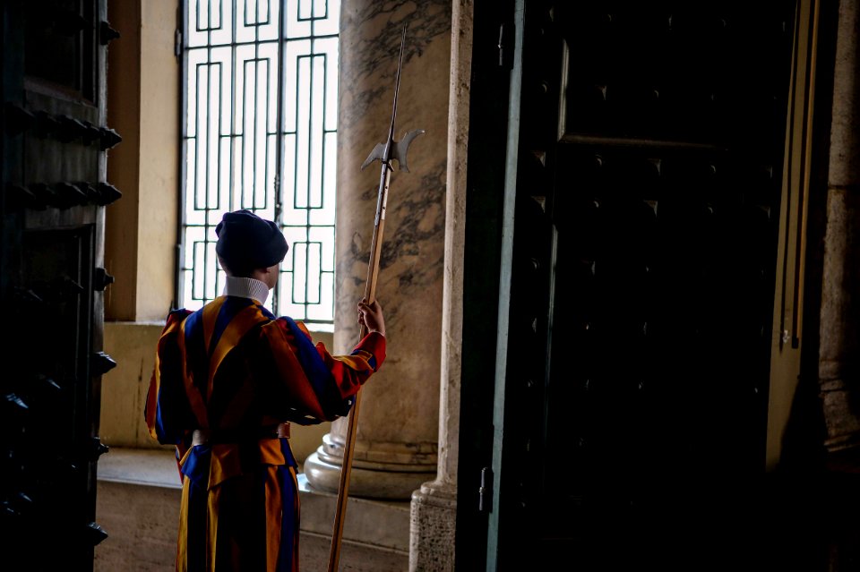 Zoran Zaev's trip in The Vatican city - Swiss guards - 2