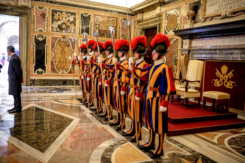 Zoran Zaev's trip in The Vatican city - Swiss guards - 5