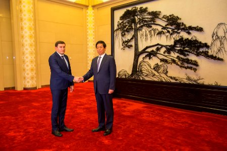 Întrevederea Președintelui Parlamentului Zinaida Greceanîi cu Președintele Comitetului Permanent al Adunării Naționale a Reprezentanților Poporului din Întreaga Chină, Li Zhanshu. (48715720753)