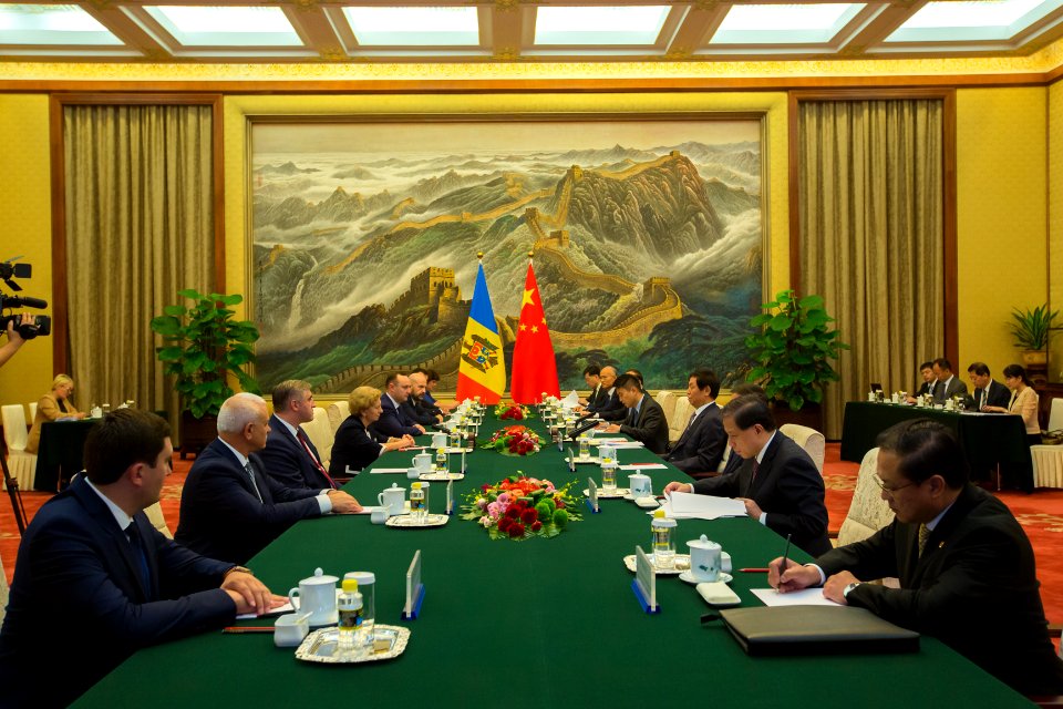 Întrevederea Președintelui Parlamentului Zinaida Greceanîi cu Președintele Comitetului Permanent al Adunării Naționale a Reprezentanților Poporului din Întreaga Chină, Li Zhanshu. (48716051861)