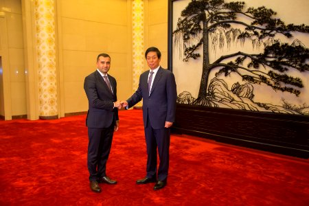 Întrevederea Președintelui Parlamentului Zinaida Greceanîi cu Președintele Comitetului Permanent al Adunării Naționale a Reprezentanților Poporului din Întreaga Chină, Li Zhanshu. (48716224147)