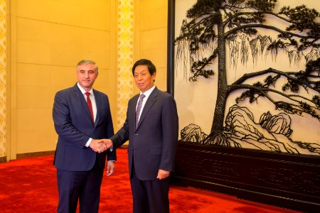 Întrevederea Președintelui Parlamentului Zinaida Greceanîi cu Președintele Comitetului Permanent al Adunării Naționale a Reprezentanților Poporului din Întreaga Chină, Li Zhanshu. (48715720988)