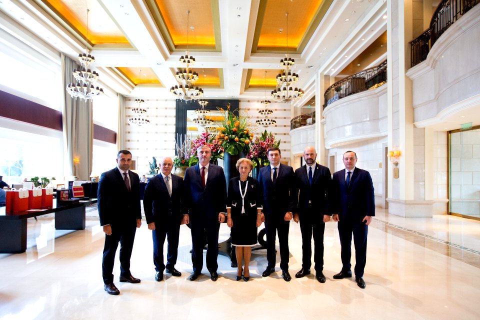 Întrevederea Președintelui Parlamentului Zinaida Greceanîi cu Președintele Comitetului Permanent al Adunării Naționale a Reprezentanților Poporului din Întreaga Chină, Li Zhanshu. (48716053071)